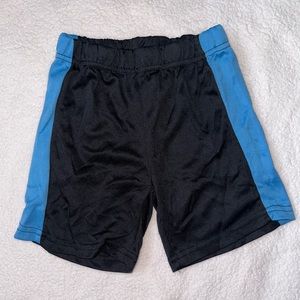 Black with blue side strips boy shorts 3T